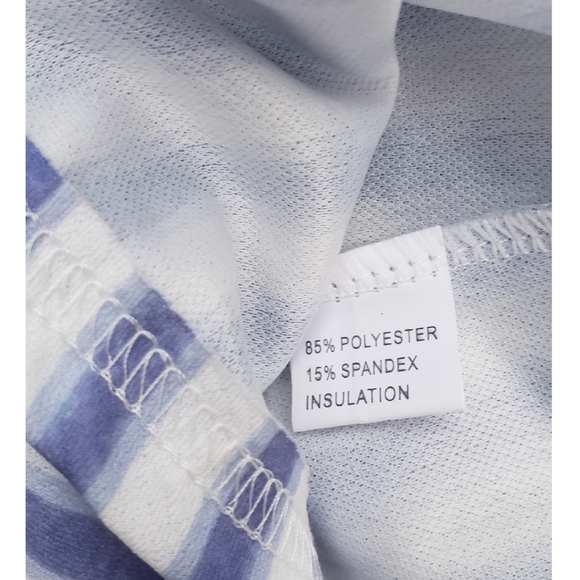 Blue Striped Summer Dress Size 4 - Picture 3 of 3